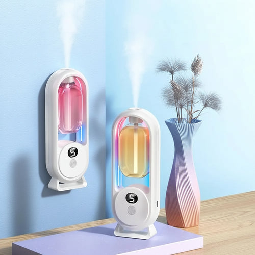 Diffuseur Automatique d'Ambiance & Spray Aromatique- Support Mural & USB