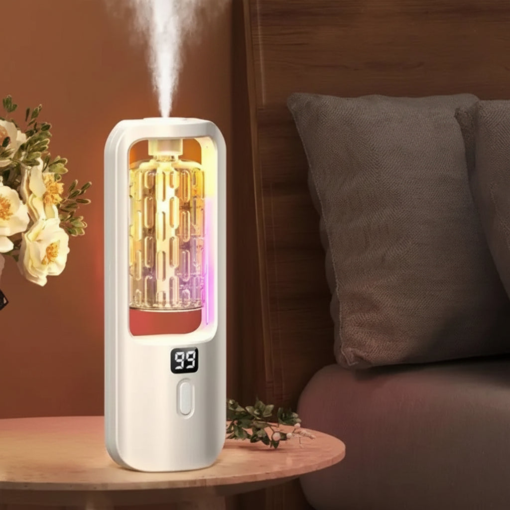 Diffuseur d'Ambiance Lumineux & Humidificateur- Brume Ambiante 7 couleurs