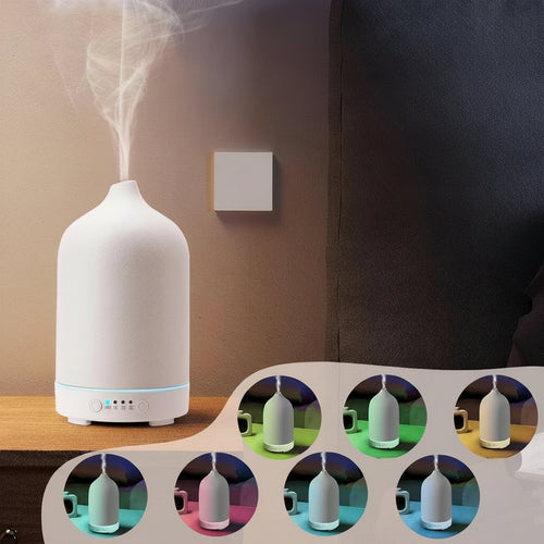 Diffuseur d'Arômes en Céramique Artisanale ( 100ml)- Design Épuré